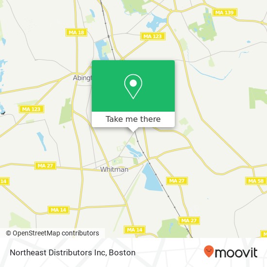 Northeast Distributors Inc map