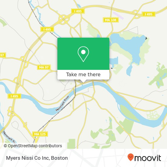 Mapa de Myers Nissi Co Inc