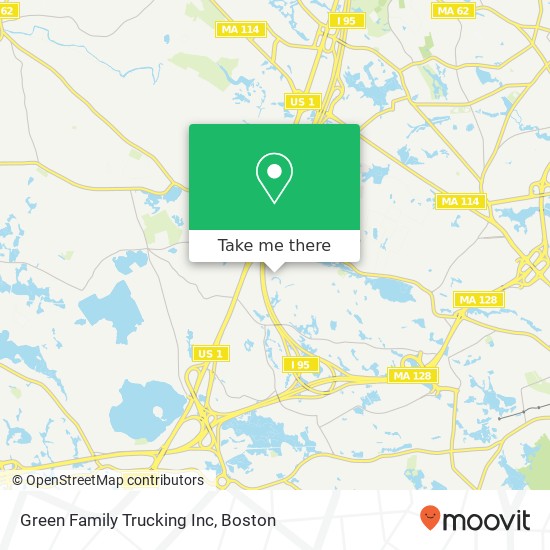 Mapa de Green Family Trucking Inc