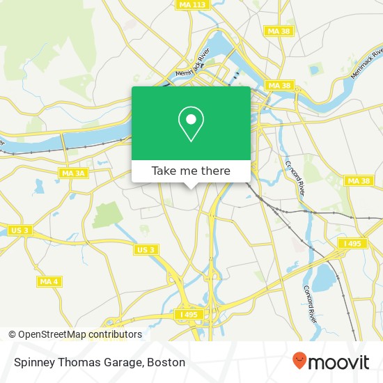 Spinney Thomas Garage map