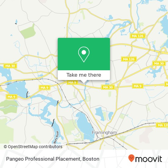 Pangeo Professional Placement map