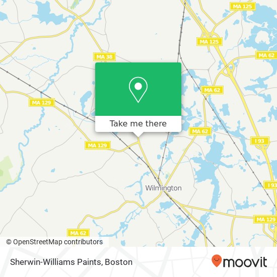 Sherwin-Williams Paints map