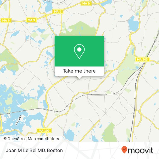 Joan M Le Bel MD map