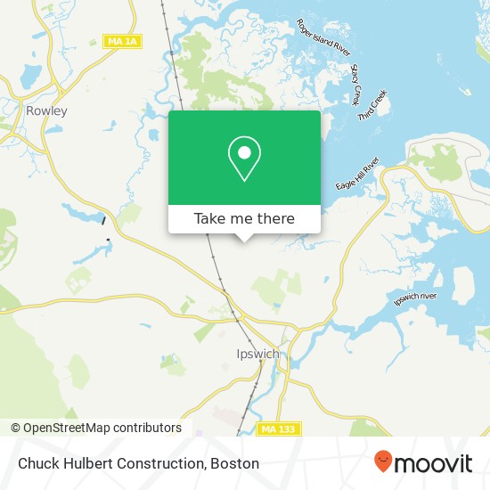 Mapa de Chuck Hulbert Construction