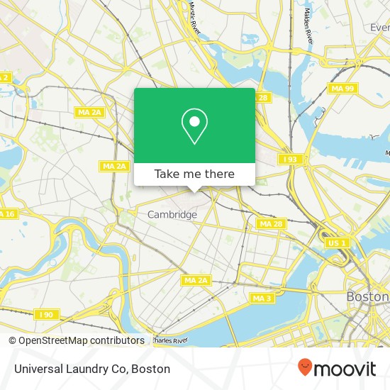 Universal Laundry Co map