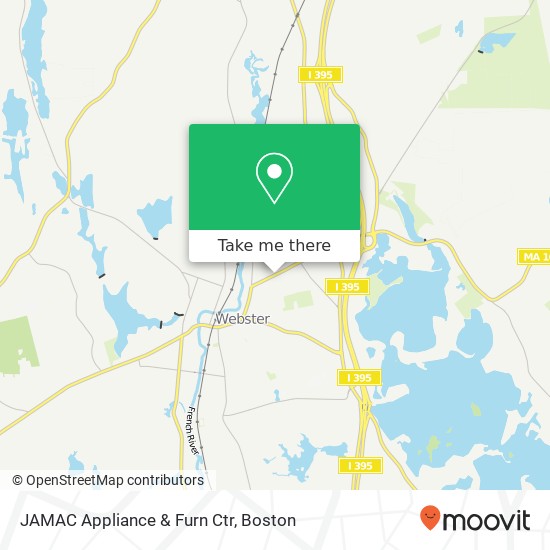 Mapa de JAMAC Appliance & Furn Ctr