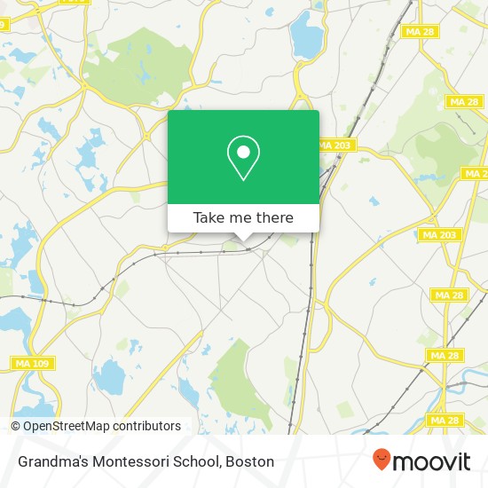 Mapa de Grandma's Montessori School