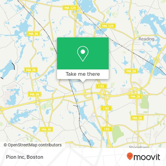 Pion Inc map