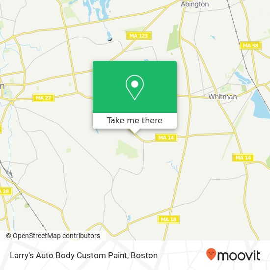 Mapa de Larry's Auto Body Custom Paint