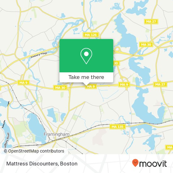 Mapa de Mattress Discounters