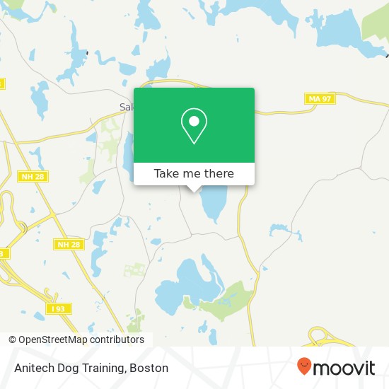 Anitech Dog Training map