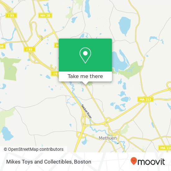 Mikes Toys and Collectibles map