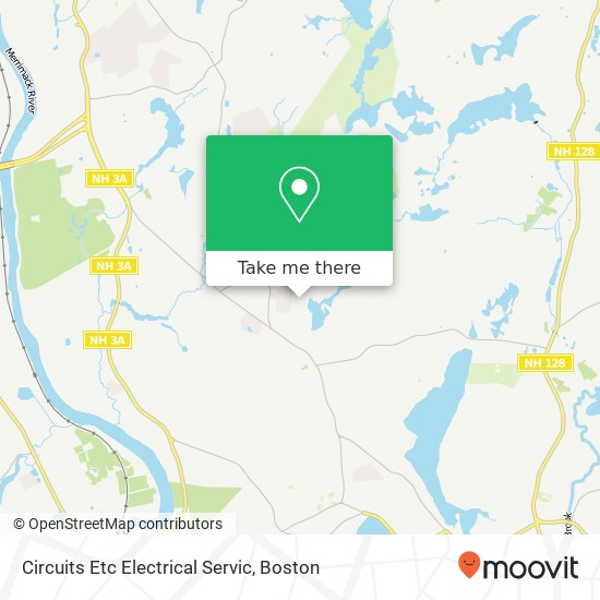 Mapa de Circuits Etc Electrical Servic