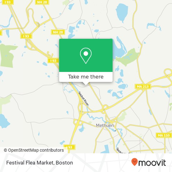 Festival Flea Market map