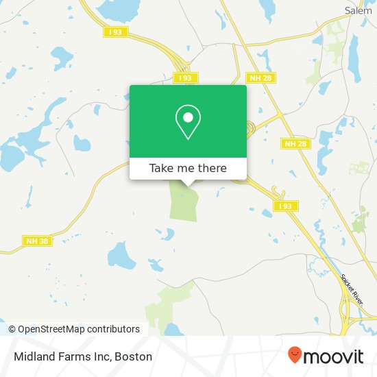 Midland Farms Inc map