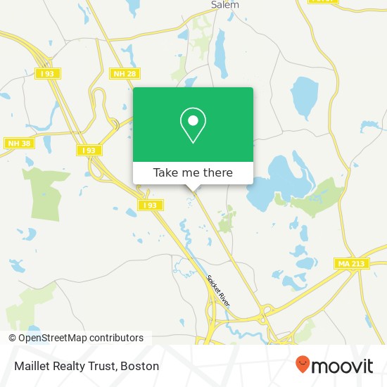 Maillet Realty Trust map