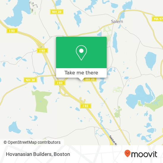 Hovanasian Builders map