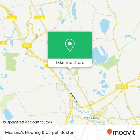 Messina's Flooring & Carpet map