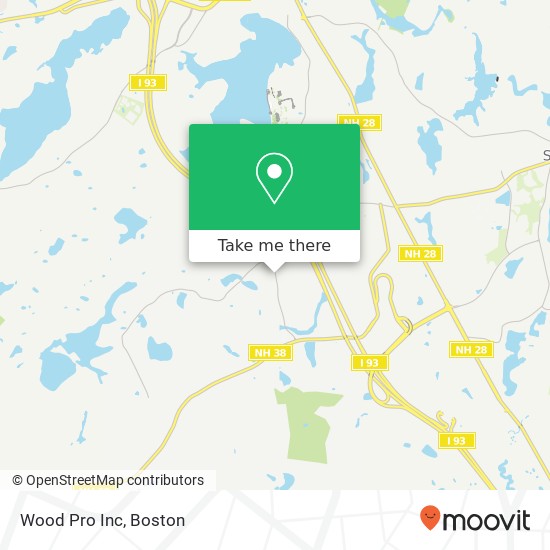 Mapa de Wood Pro Inc