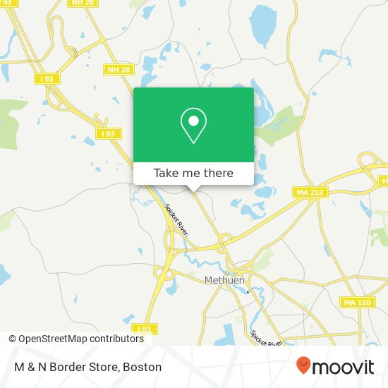 M & N Border Store map