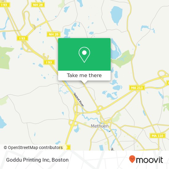 Goddu Printing Inc map