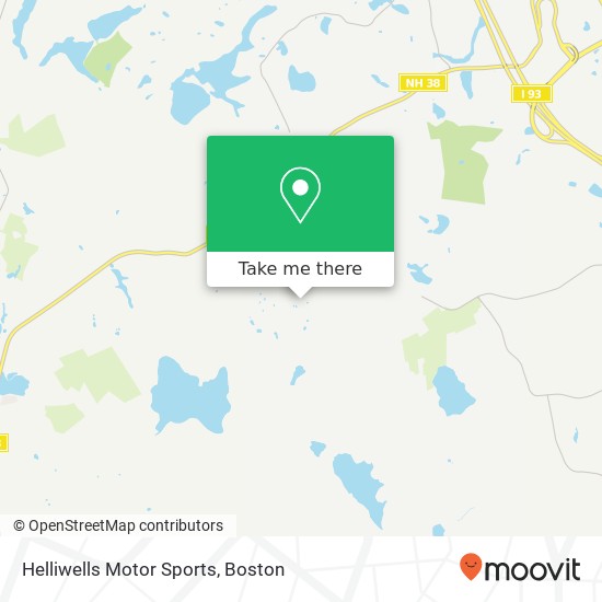 Helliwells Motor Sports map