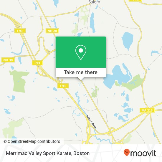 Merrimac Valley Sport Karate map