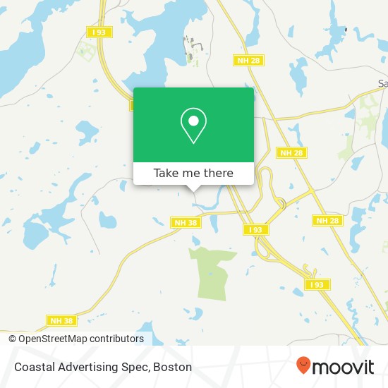 Coastal Advertising Spec map