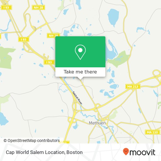 Cap World Salem Location map