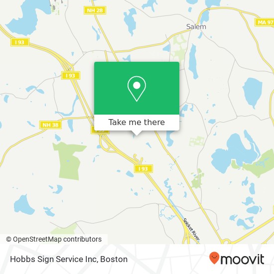 Hobbs Sign Service Inc map