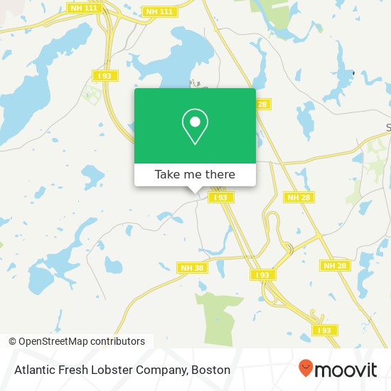 Mapa de Atlantic Fresh Lobster Company