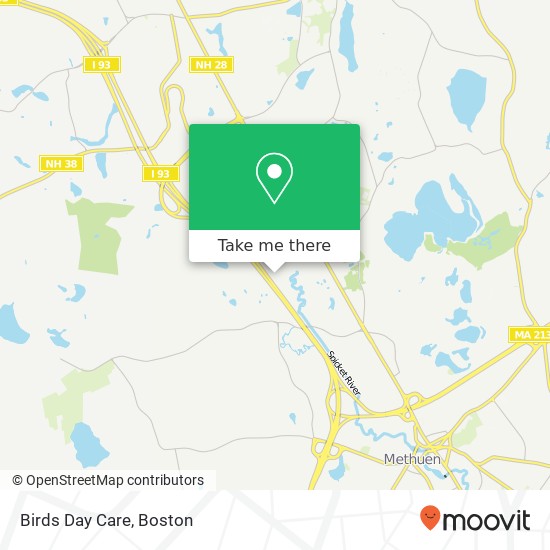 Mapa de Birds Day Care