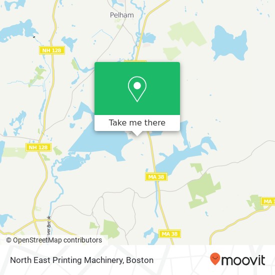 North East Printing Machinery map