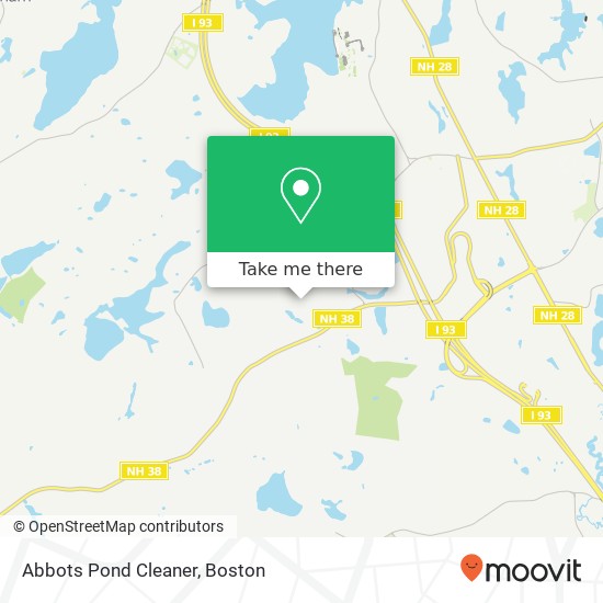 Mapa de Abbots Pond Cleaner