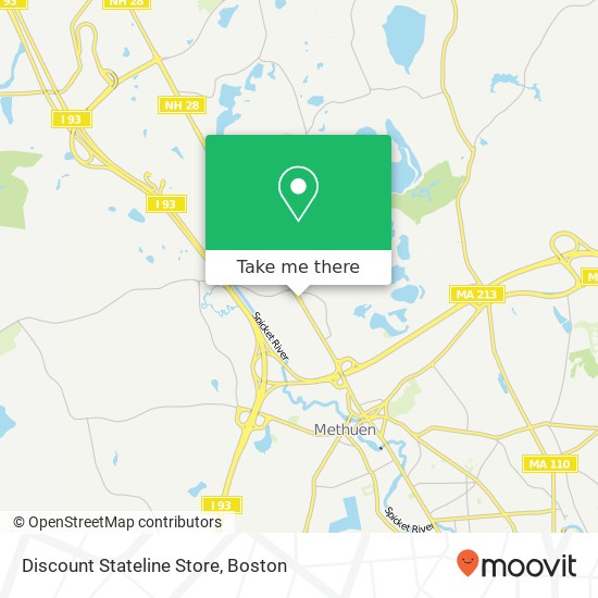 Mapa de Discount Stateline Store