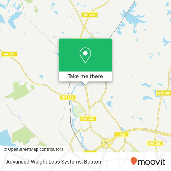 Advanced Weight Loss Systems map