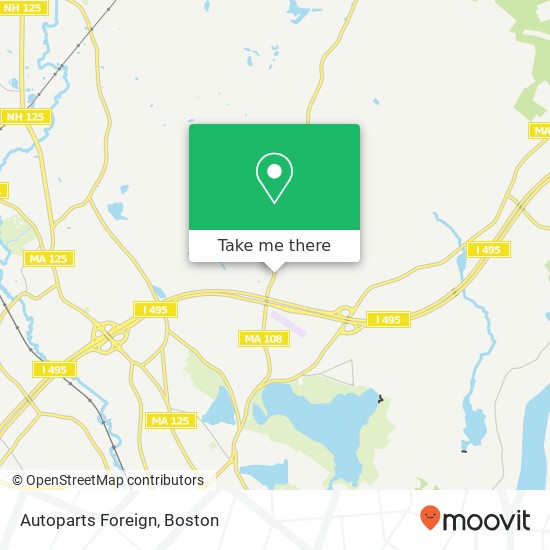 Autoparts Foreign map