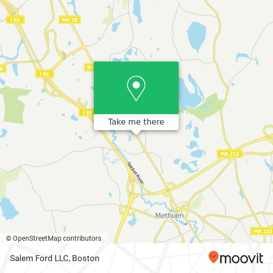 Salem Ford LLC map