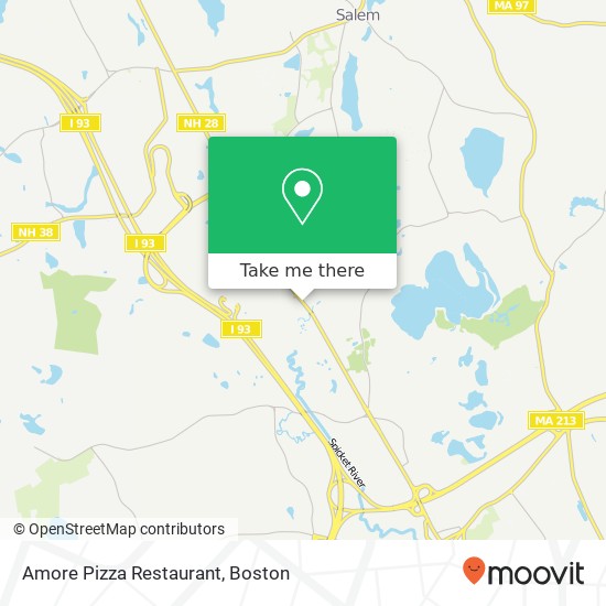 Amore Pizza Restaurant map