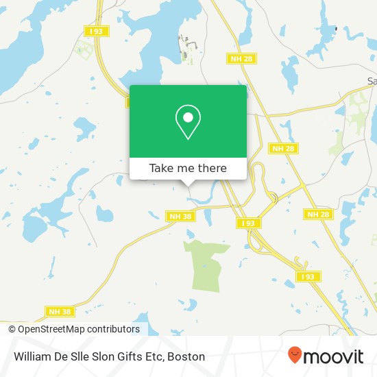 William De Slle Slon Gifts Etc map