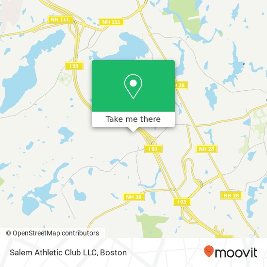 Salem Athletic Club LLC map