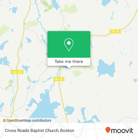 Mapa de Cross Roads Baptist Church