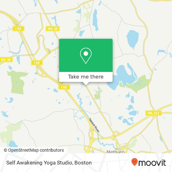 Mapa de Self Awakening Yoga Studio