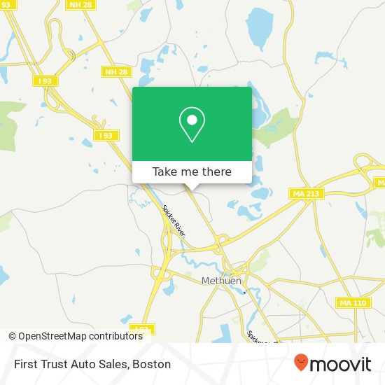 First Trust Auto Sales map