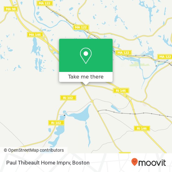 Mapa de Paul Thibeault Home Imprv