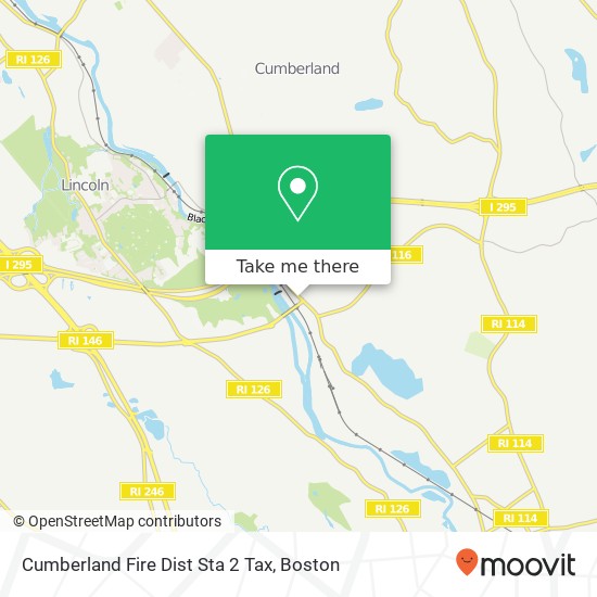 Mapa de Cumberland Fire Dist Sta 2 Tax