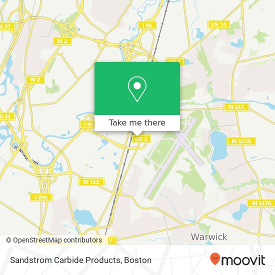 Mapa de Sandstrom Carbide Products