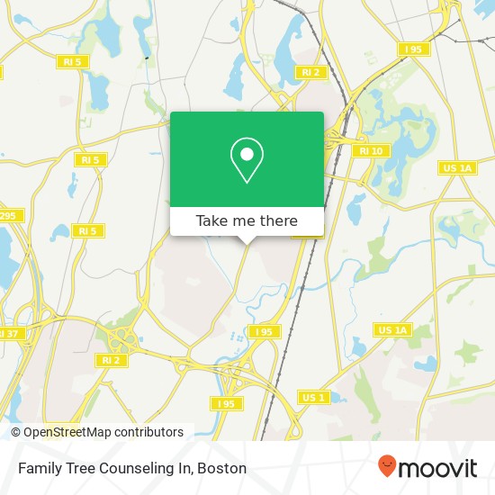 Family Tree Counseling In map