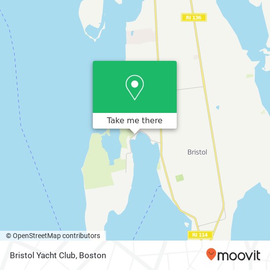 Bristol Yacht Club map