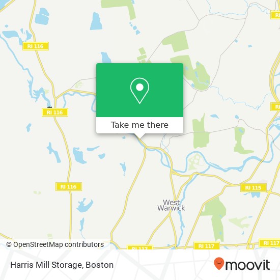 Mapa de Harris Mill Storage